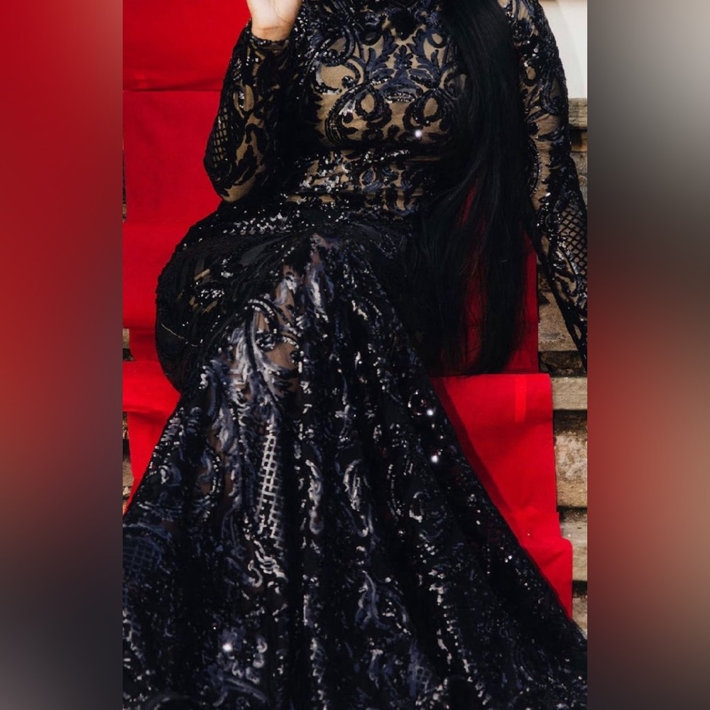 Custom made prom dress worn once